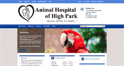 Desktop Screenshot of animalhospitalhighpark.com
